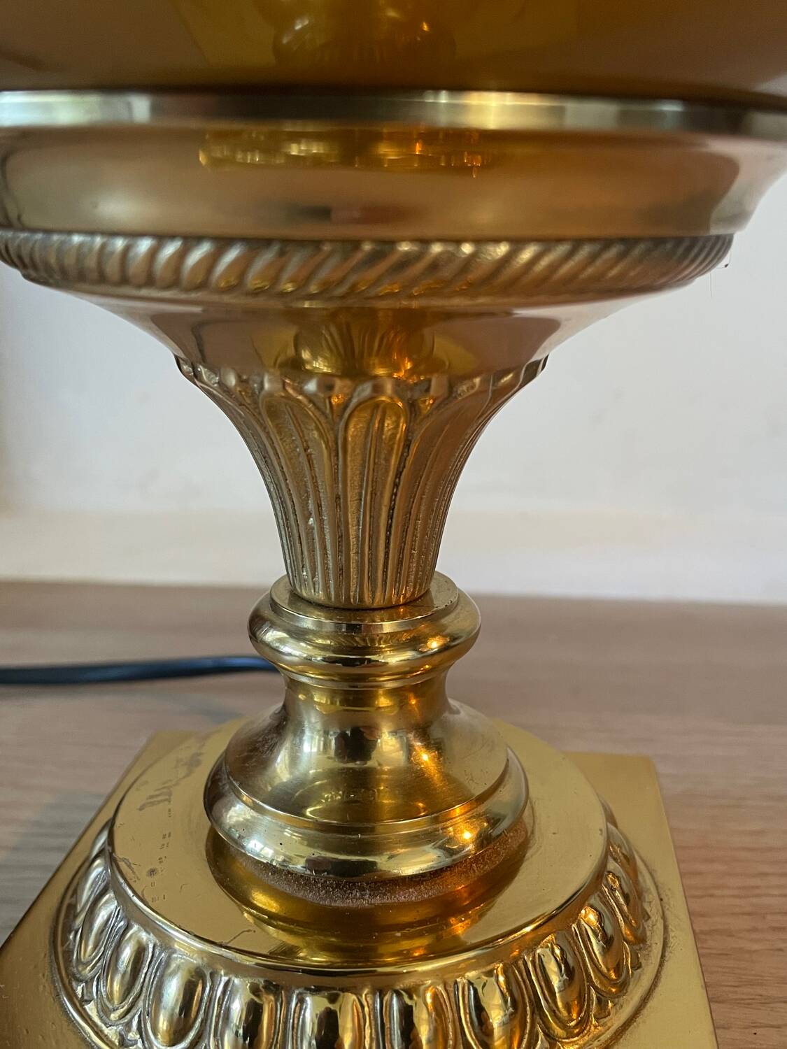 Relux Milano brass lamp with dimmer