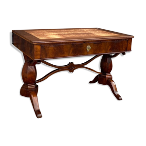 bureau plat en acajou