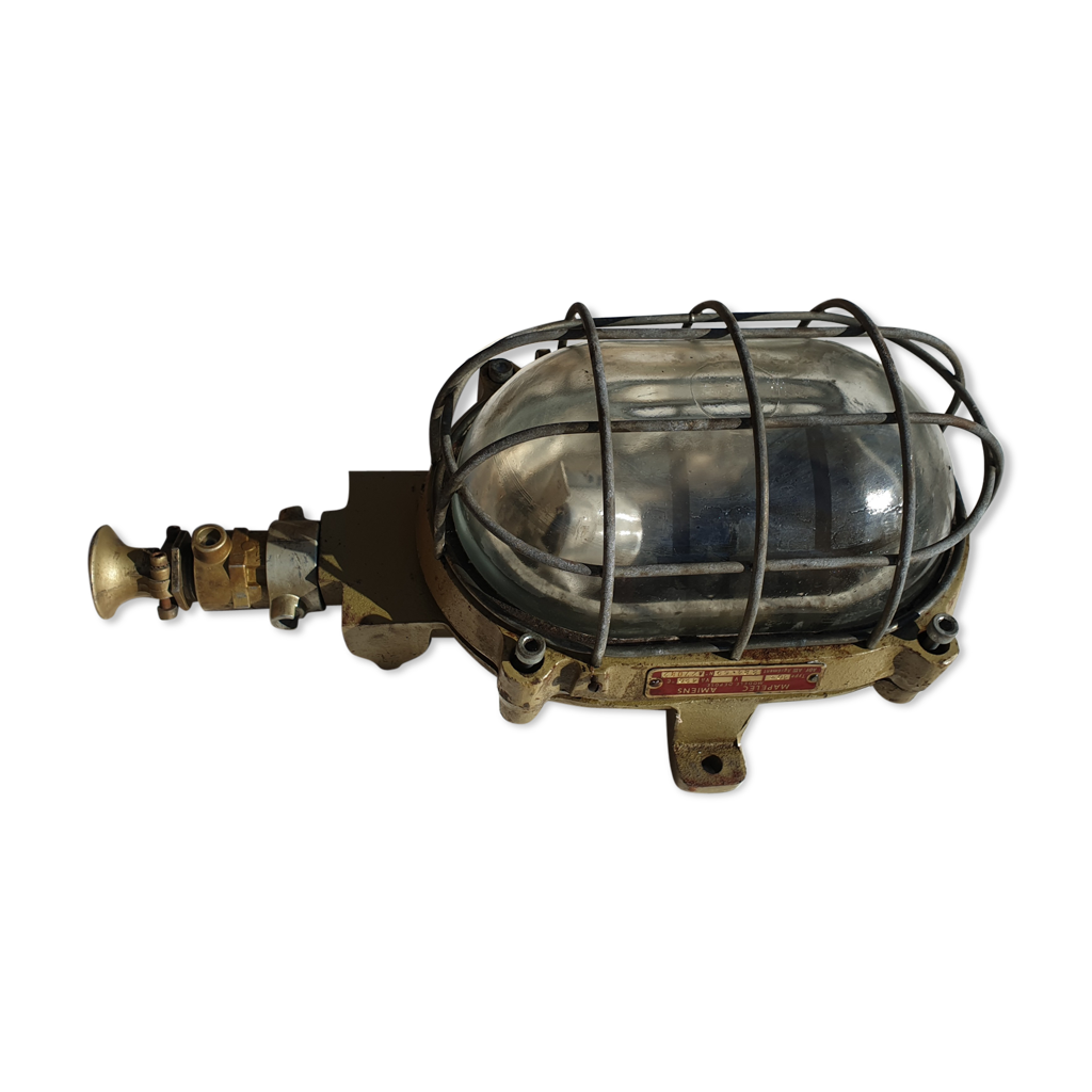 Lampe applique hublot vintage mapelec Selency