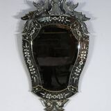 Miroir Vénitien en Verre Eglomisé – 1950
