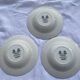 Set of 3 soup plates in English earthenware