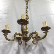 5-light bronze chandelier