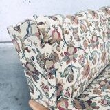 High Wing Back 3-Seater Sofa, 1900s