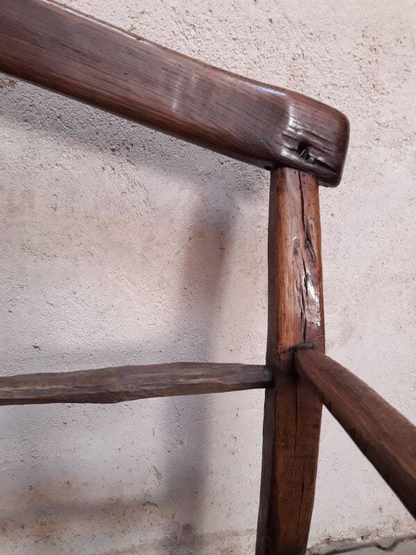 Old country folk art armchair