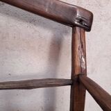 Old country folk art armchair