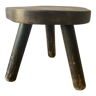 Rustic vintage wooden milking stool