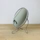 Miroir barbier rond double face, grossissant