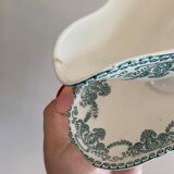 Vintage saucière in iron earth, au chatelet de longwy