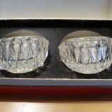 Vintage salt cellars in their box