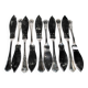 Set of 10 ercuis fish knives in silver metal, victoria spatours model