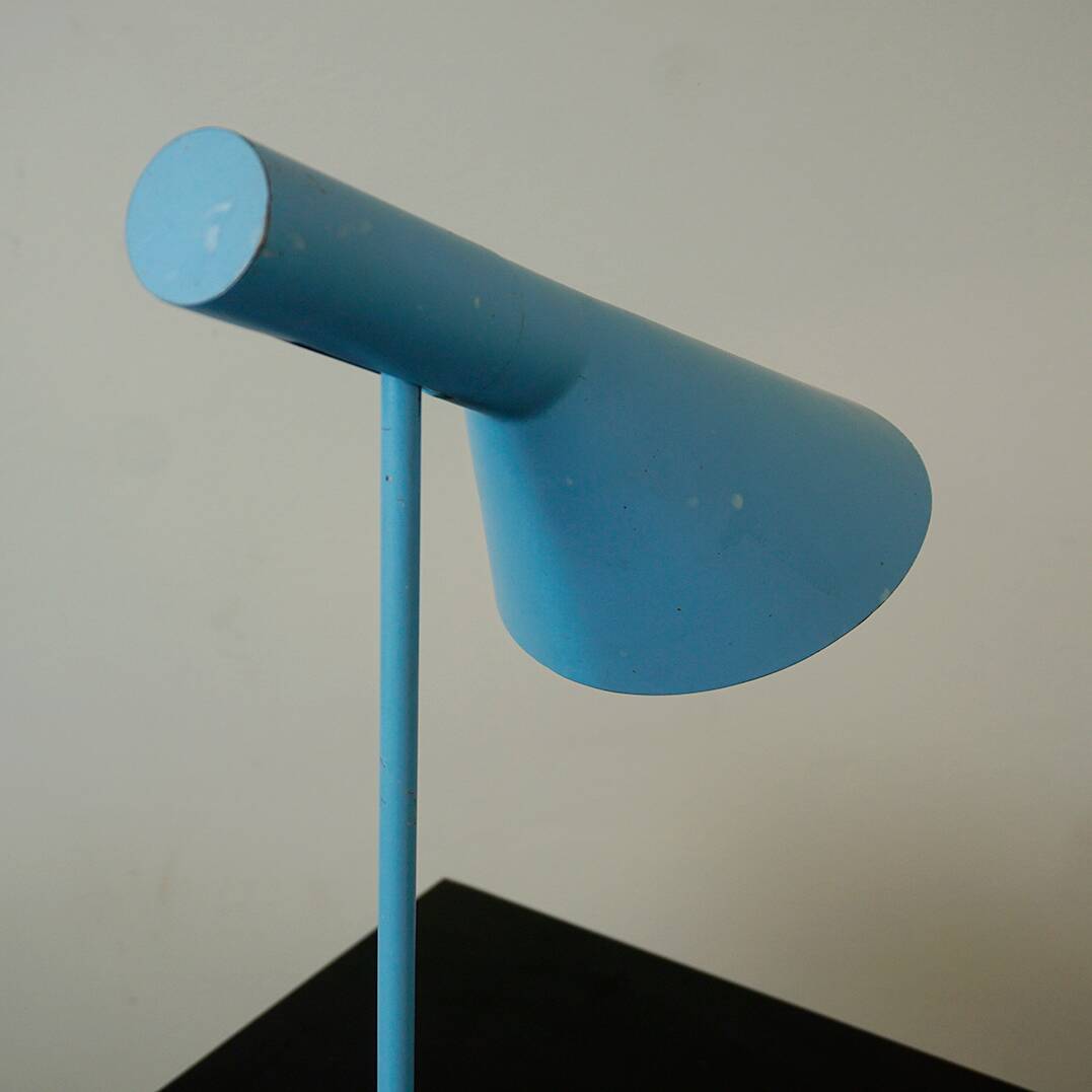 Blue AJ Table Lamp by Arne Jacobsen for Louis Poulsen Denmark