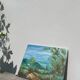 Oil on canvas landscape