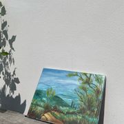 Oil on canvas landscape