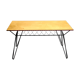 Table basse en bois et en métal