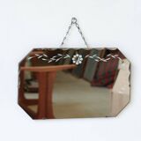 Patterned Beveled Mirror - Rectangular - 3.7