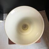 Art Deco lamp in yellow Opaline