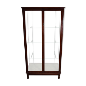 Vitrine en acajou fin