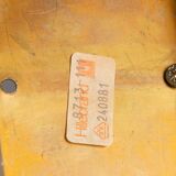 Frosted glass leaf wall lamp by Hillebrand, Germany, 1970s