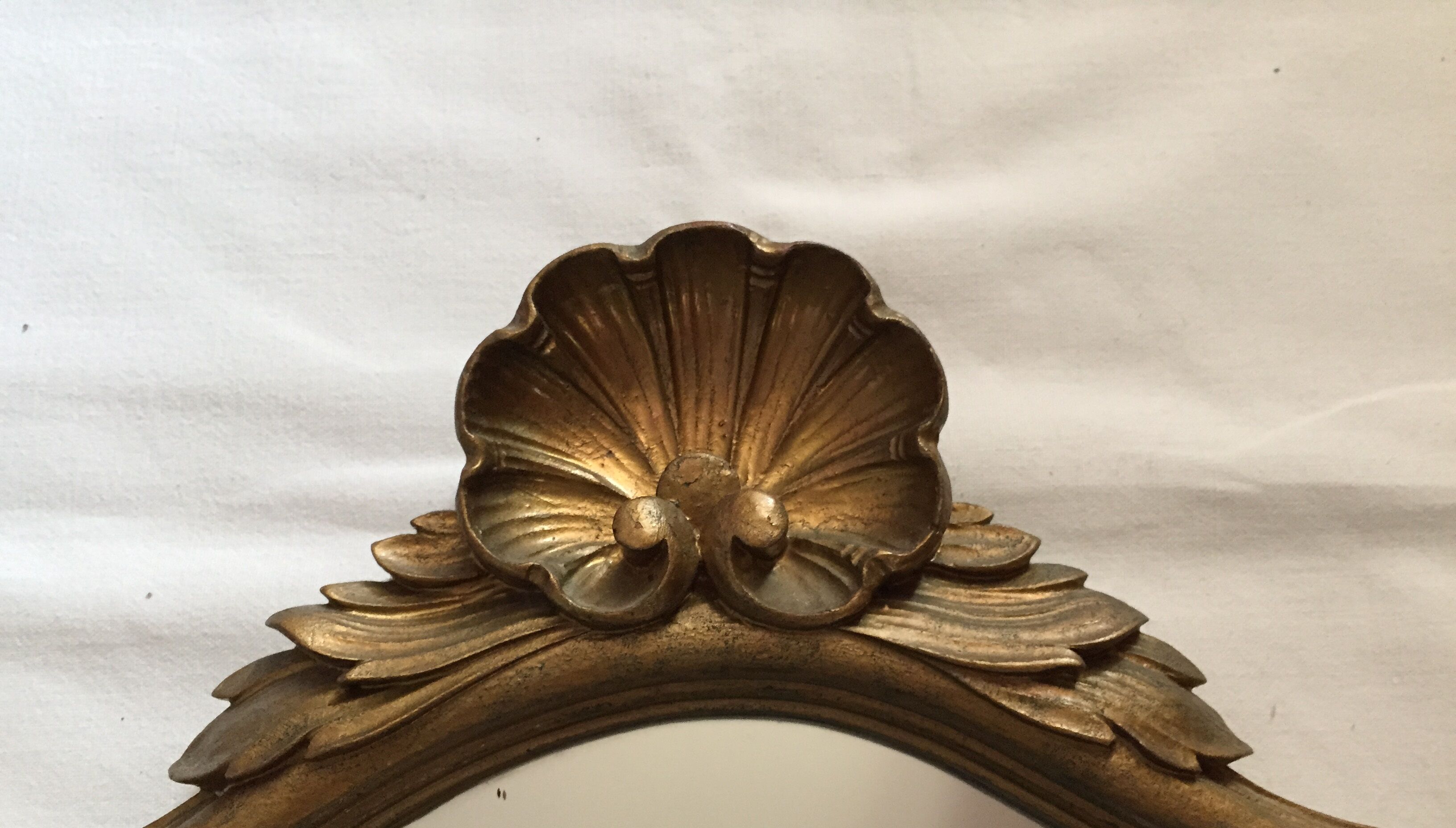 Mirror wooden gold 50x40cm