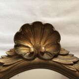 Mirror wooden gold 50x40cm