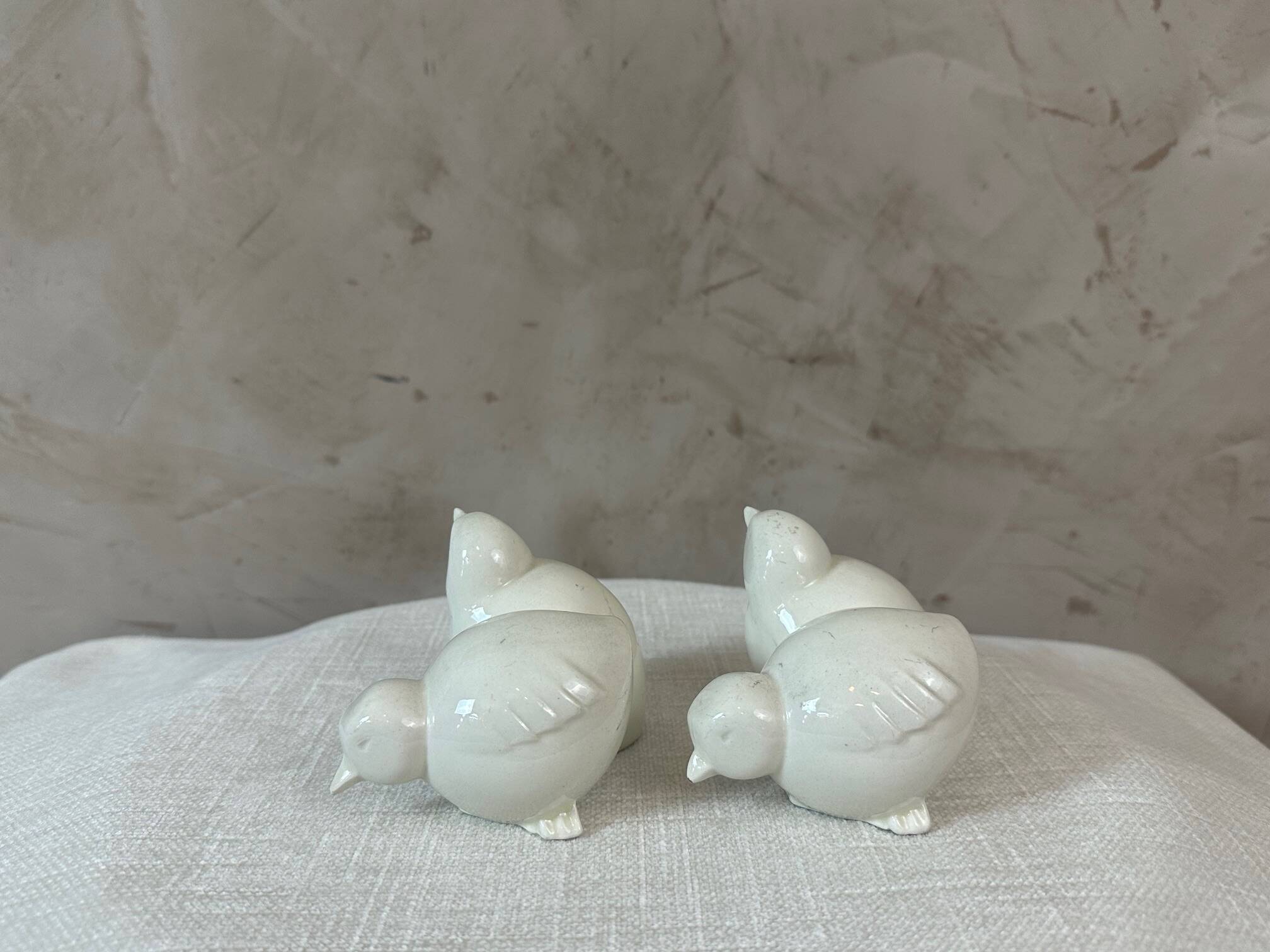 Pair of Art Deco chicks