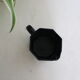 Nice black milk pot, Arcoroc, OCTIME series, 1980, vintage French