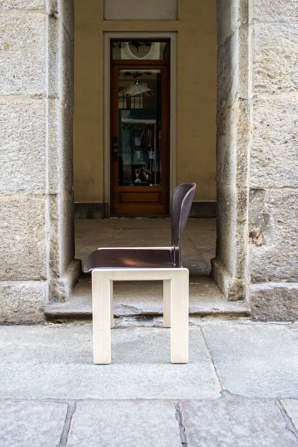 Sedia da pranzo nr. 121 di Afra e Tobia Scarpa per Cassina, 1967