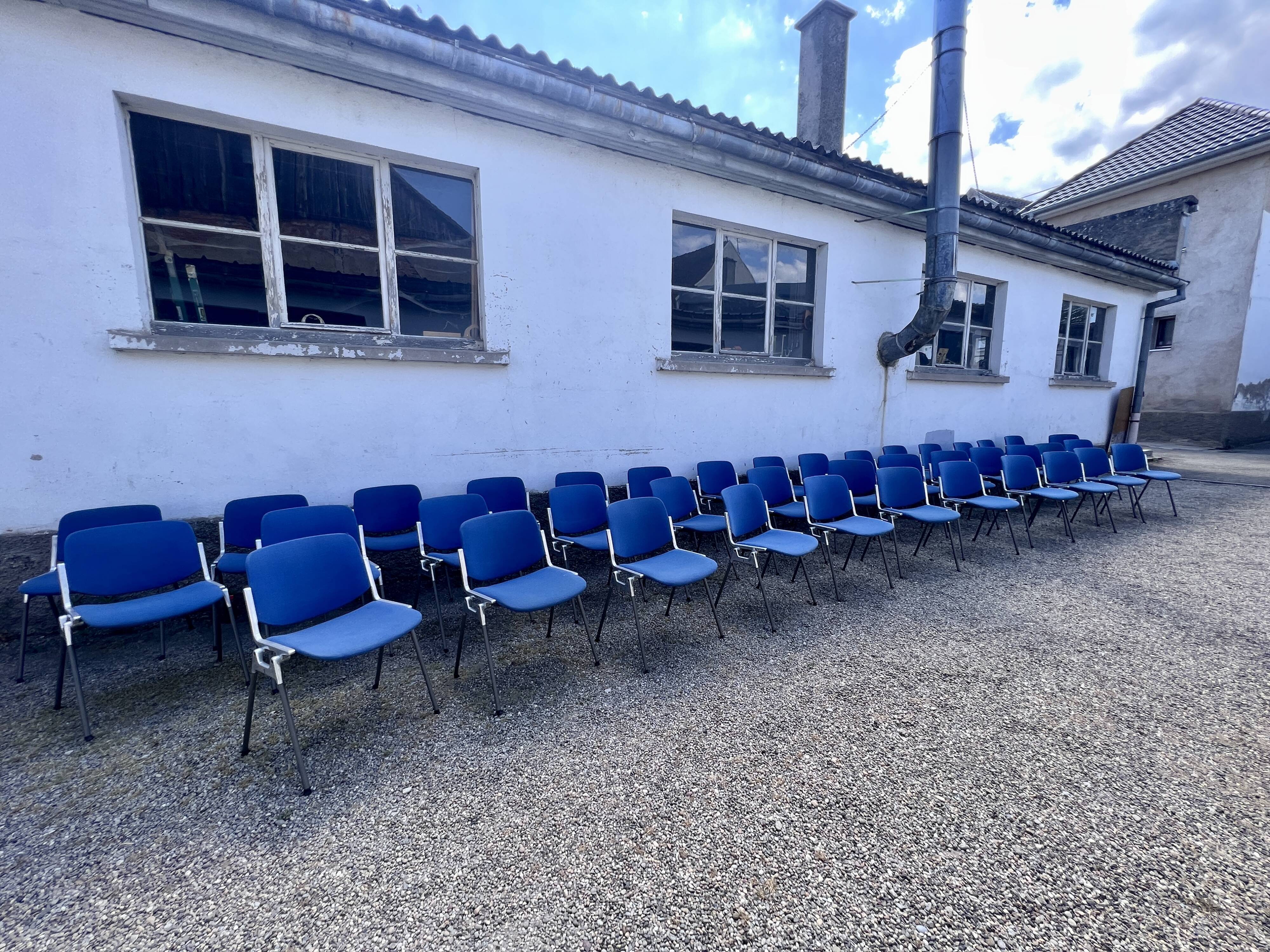 Série de 40 chaises de G. Piretti pour Castelli Anonima Castelli, Italie, années 1970