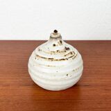 Mid-century modern pottery oil lamp by Ulla Nilsson for Arvika, 1960s.