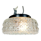 Plafonnier à 1 lumière en verre ciselé