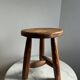 Solid wood stool