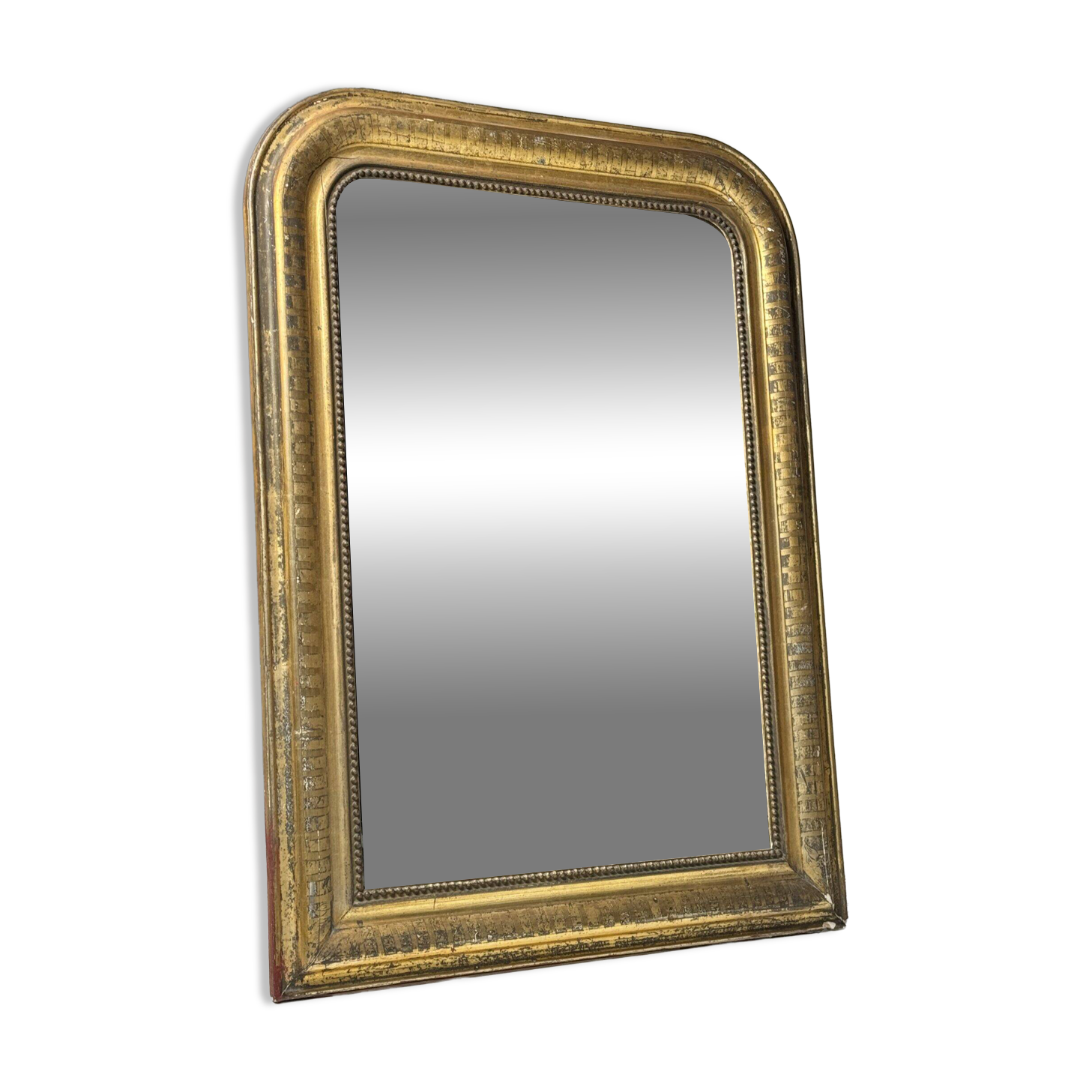 Miroir doré Louis Philippe du 19ème siècle