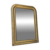 Miroir doré Louis Philippe du 19ème siècle