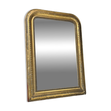 Miroir doré Louis Philippe du 19ème siècle