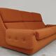 Complete orange salon JITONA in Atlantis Space Age style from the 1970s.