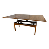 Table basse / haute modulaire / pliable « Revelation » 1950 - vintage