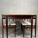 Mid-century rosewood dining room set