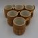 Series 6 vintage BP ceramic mugs