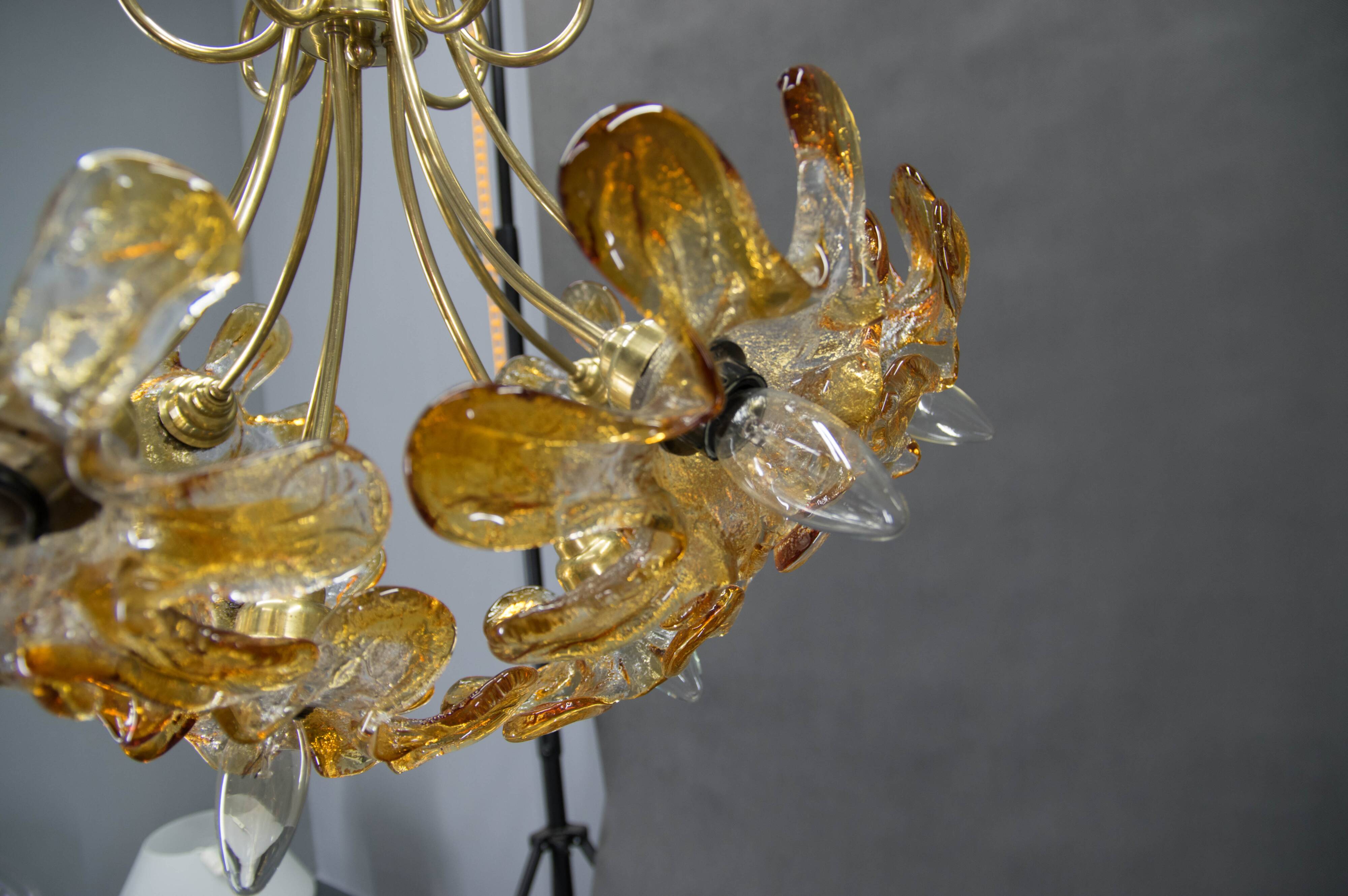Murano Glass Chandelier, Italy, 1990s