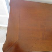 Louis XVI-style sideboard - 1 drawer - fluted legs - mahogany - solid wood