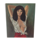 Oil on canvas woman