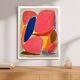 Abstract painting on canvas