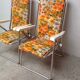 Pair of kettler vintage folding chairs 70's