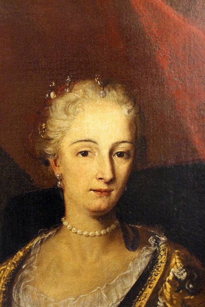 Lucia Casalini Torelli, Portrait of the Italian Noble Family of Zanardi, 1740, Oil on Canvas
