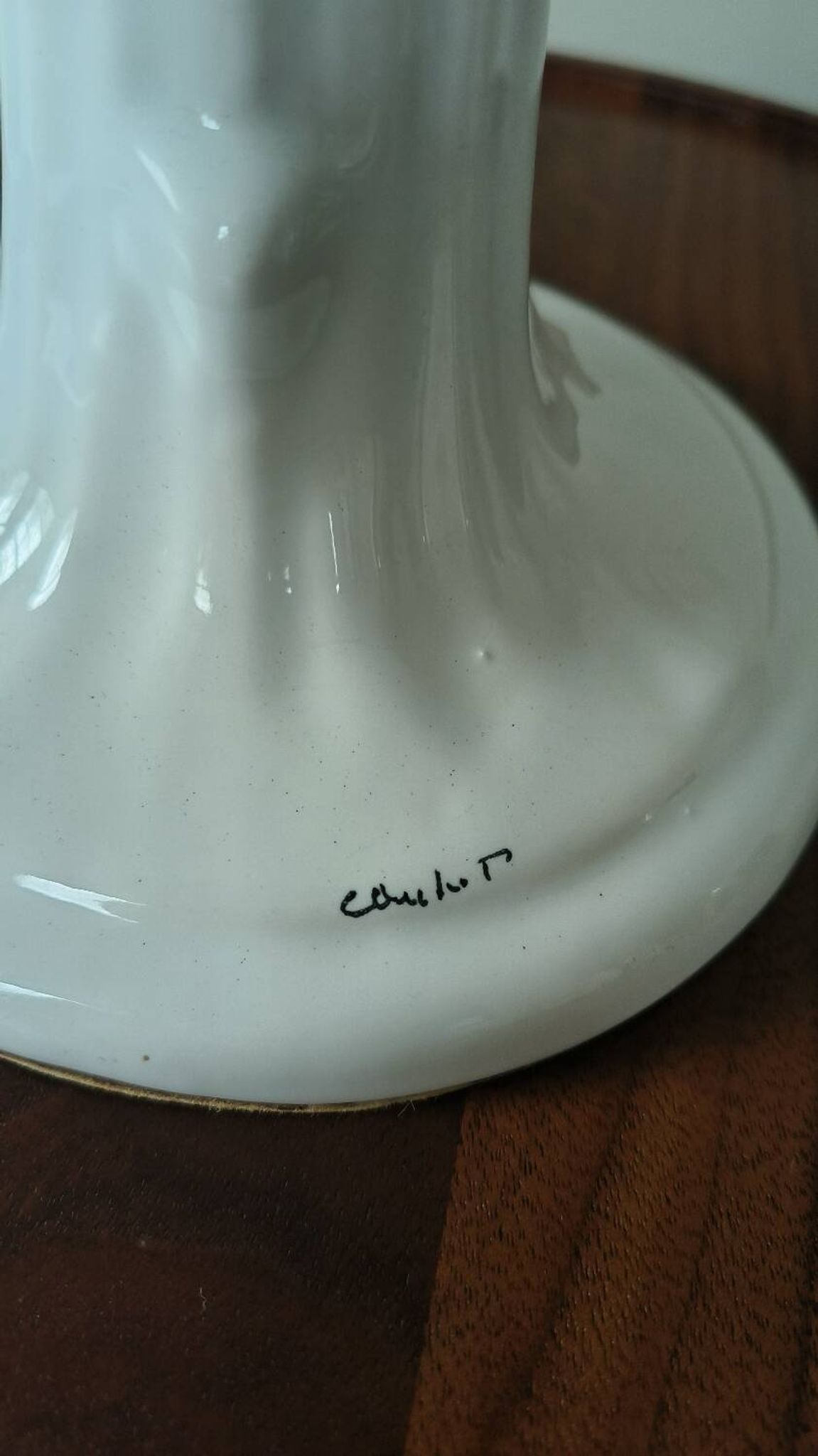 Ceramic palm lamp