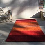Indian carpet gabbeh 100% wool - 94x157 cm