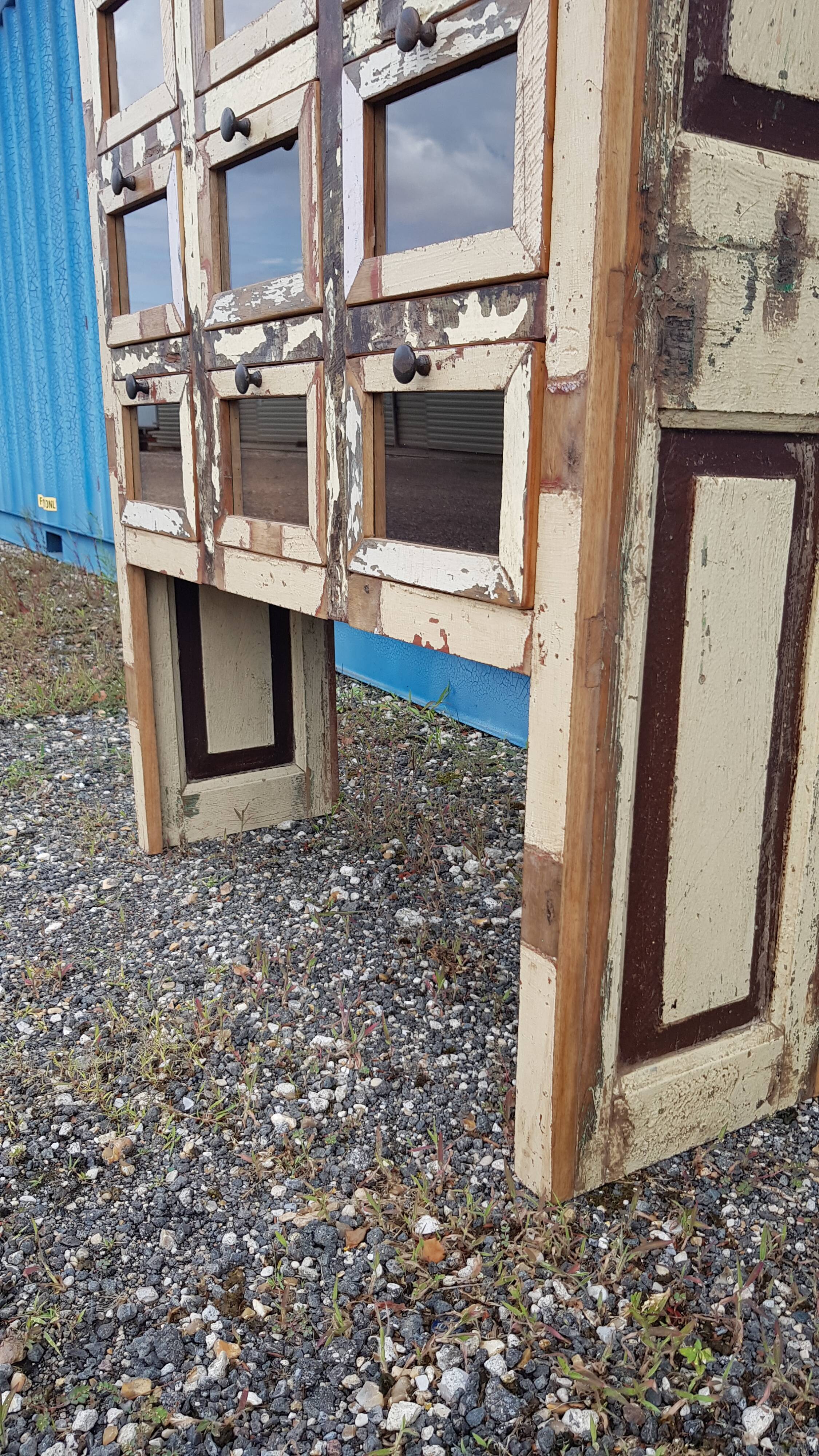 Merchant furniture - chest of drawers with 12 teak drawers