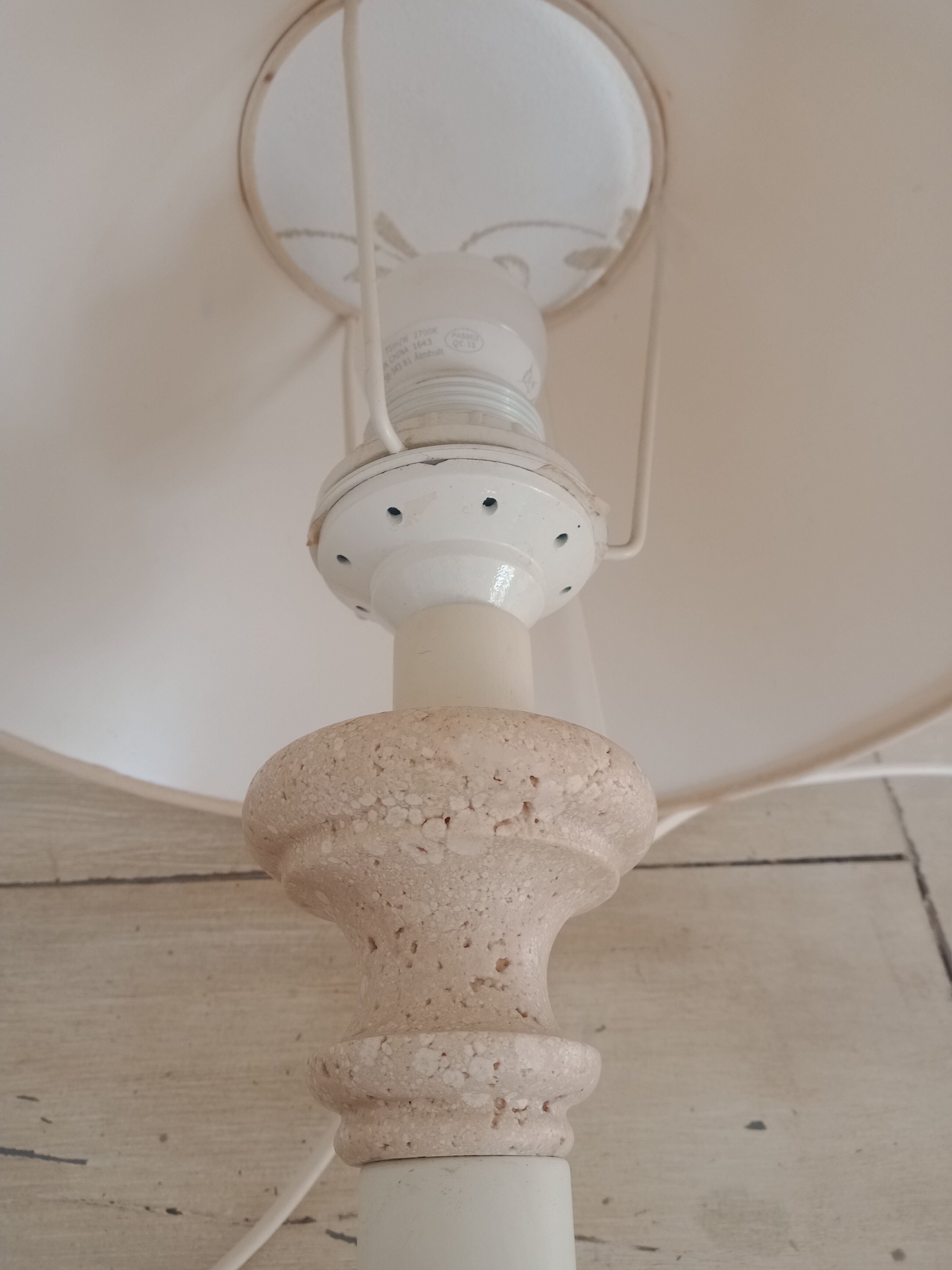 Pair of home table lamps the dolphin