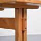 Solid pine table, Les Arcs, France.