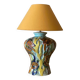 Ceramic lamp signed Claude Pruffert – Vallauris, marine decor in relief